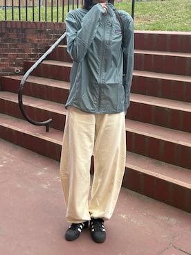 「MOUSSY（マウジー）のアイテム（パンツ）」を使った、ychi26さん（レディース・175cm）の春コーディネート