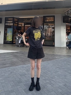 「アイテム（ハンドバッグ）」を使った、ychi26さん（レディース・175cm）の秋コーディネート