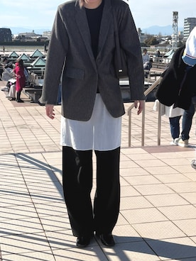 「louren（ローレン ）のアイテム」を使った、ychi26さん（レディース・175cm）の冬コーディネート