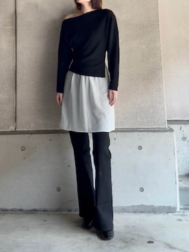 「Didot.showroom（ディドット ショールーム）のアイテム」を使った、ychi26さん（レディース・175cm）の春コーディネート