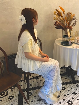 「Heather（ヘザー）のアイテム」を使った、りかさん（レディース・157cm）の夏コーディネート