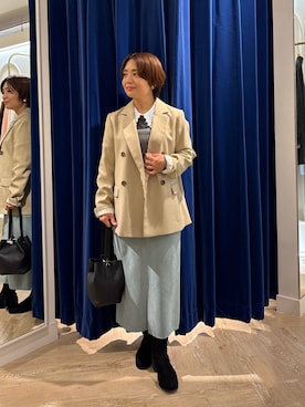 「アイテム（スカート）」を使った、takaiさん（レディース・145cm）の秋コーディネート