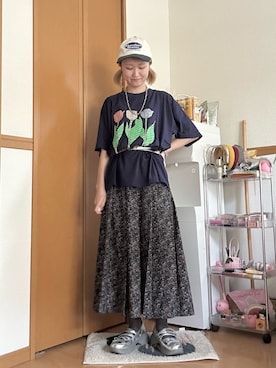 「studio CLIP（スタディオクリップ）のアイテム」を使った、ゆきなさん（レディース・154cm）の春コーディネート