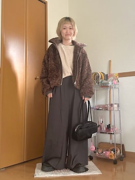 ゆきなさん(レディース・154cm)の冬コーディネート