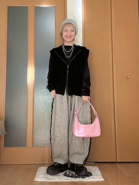 「studio CLIP（スタディオクリップ）のアイテム」を使った、ゆきなさん（レディース・154cm）の秋コーディネート