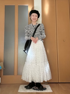 「studio CLIP（スタディオクリップ）のアイテム」を使った、ゆきなさん（レディース・154cm）の秋コーディネート