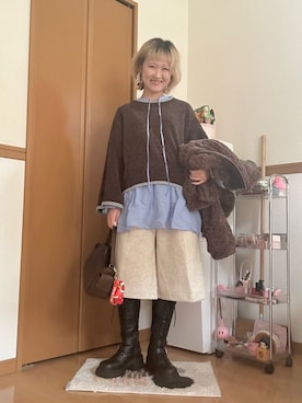 ゆきなさん(レディース・154cm)の冬コーディネート