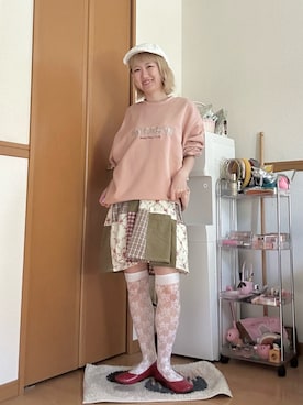 「studio CLIP（スタディオクリップ）のアイテム」を使った、ゆきなさん（レディース・154cm）の春コーディネート