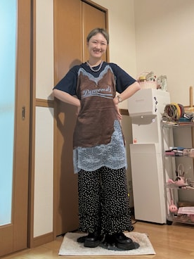 「LEPSIM（レプシィム）のショートボールネックレス　575296（ネックレス、グレー系）」を使った、ゆきなさん（レディース・154cm）の夏コーディネート