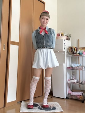 ゆきなさん（レディース・154cm）の夏コーディネート
