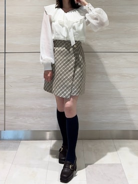 「31 Sons de mode（トランテアン　ソン　ドゥ　モード）のアイテム」を使った、ペリエ千葉店さん（レディース・156cm）の春コーディネート