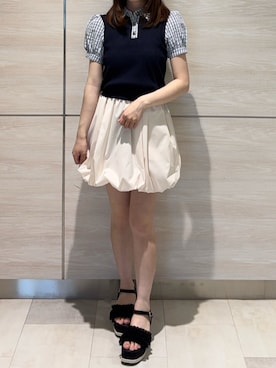 ペリエ千葉店さん（レディース・156cm）の春コーディネート