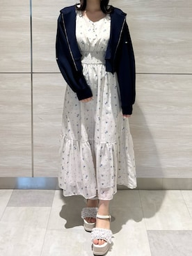 「31 Sons de mode（トランテアン　ソン　ドゥ　モード）のアイテム」を使った、ペリエ千葉店さん（レディース・156cm）の春コーディネート