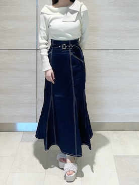 「31 Sons de mode（トランテアン　ソン　ドゥ　モード）のアイテム」を使った、ペリエ千葉店さん（レディース・159cm）の春コーディネート