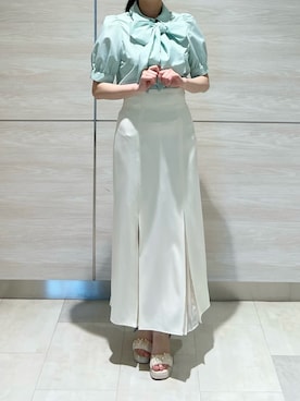 ペリエ千葉店さん（レディース・159cm）の春コーディネート
