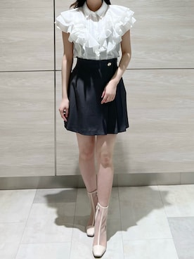 「31 Sons de mode（トランテアン　ソン　ドゥ　モード）のアイテム」を使った、ペリエ千葉店さん（レディース・159cm）の春コーディネート