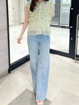 「31 Sons de mode（トランテアン　ソン　ドゥ　モード）のアイテム」を使った、ペリエ千葉店さん（レディース・159cm）の春コーディネート