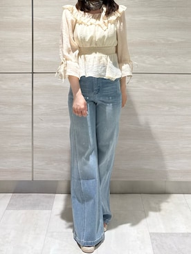 「31 Sons de mode（トランテアン　ソン　ドゥ　モード）のアイテム」を使った、ペリエ千葉店さん（レディース・156cm）の春コーディネート