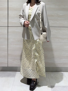 「31 Sons de mode（トランテアン　ソン　ドゥ　モード）のアイテム」を使った、ペリエ千葉店さん（レディース・156cm）の春コーディネート