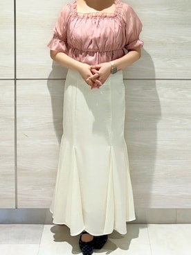 「31 Sons de mode（トランテアン　ソン　ドゥ　モード）のアイテム」を使った、ペリエ千葉店さん（レディース・156cm）の夏コーディネート