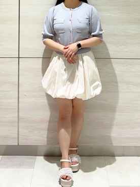 ペリエ千葉店さん（レディース・156cm）の春コーディネート