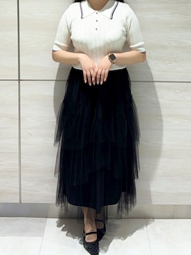 「着回し抜群」｜ペリエ千葉店さん（レディース・156cm）の夏コーディネート