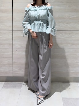 「31 Sons de mode（トランテアン　ソン　ドゥ　モード）のアイテム」を使った、ペリエ千葉店さん（レディース・156cm）の春コーディネート