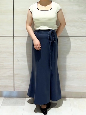 「31 Sons de mode（トランテアン　ソン　ドゥ　モード）のアイテム」を使った、ペリエ千葉店さん（レディース・156cm）の春コーディネート