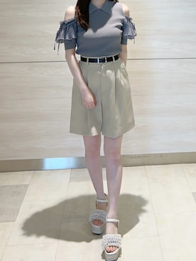 「31 Sons de mode（トランテアン　ソン　ドゥ　モード）のアイテム」を使った、ペリエ千葉店さん（レディース・159cm）の春コーディネート