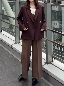 ペリエ千葉店さん(レディース・156cm)の秋コーディネート