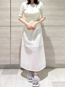 「31 Sons de mode（トランテアン　ソン　ドゥ　モード）のアイテム」を使った、ペリエ千葉店さん（レディース・156cm）の春コーディネート