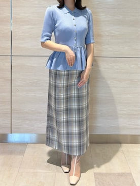 「31 Sons de mode（トランテアン　ソン　ドゥ　モード）のアイテム」を使った、ペリエ千葉店さん（レディース・156cm）の春コーディネート