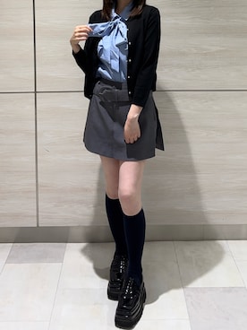 「プレッピー」｜ペリエ千葉店さん（レディース・156cm）の春コーディネート