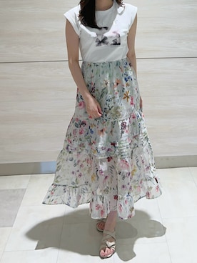 ペリエ千葉店さん（レディース・159cm）の夏コーディネート
