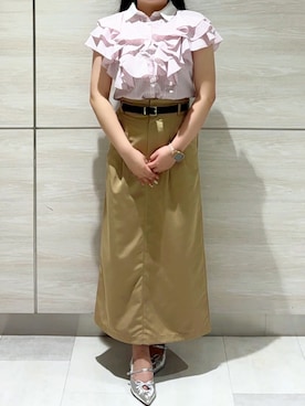 「31 Sons de mode（トランテアン　ソン　ドゥ　モード）のアイテム」を使った、ペリエ千葉店さん（レディース・156cm）の春コーディネート