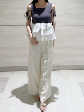 「31 Sons de mode（トランテアン　ソン　ドゥ　モード）のアイテム」を使った、ペリエ千葉店さん（レディース・159cm）の春コーディネート