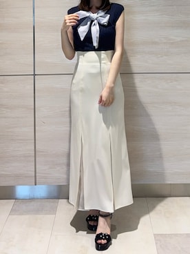 ペリエ千葉店さん（レディース・156cm）の春コーディネート