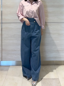 「31 Sons de mode（トランテアン　ソン　ドゥ　モード）のアイテム」を使った、ペリエ千葉店さん（レディース・156cm）の春コーディネート