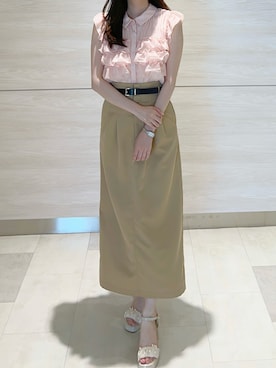 「31 Sons de mode（トランテアン　ソン　ドゥ　モード）のアイテム」を使った、ペリエ千葉店さん（レディース・159cm）の春コーディネート