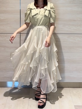 「31 Sons de mode（トランテアン　ソン　ドゥ　モード）のアイテム」を使った、ペリエ千葉店さん（レディース・156cm）の春コーディネート