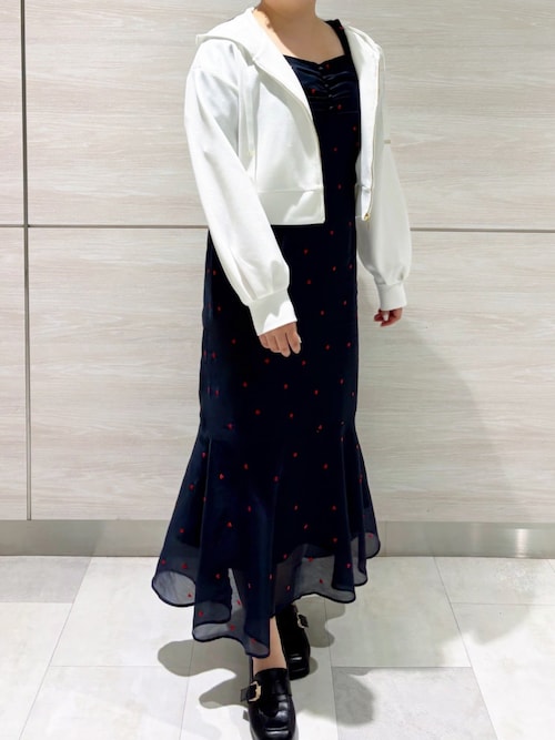 セール】2026春夏新作 ハート柄セミマーメイドワンピース（ワンピース
