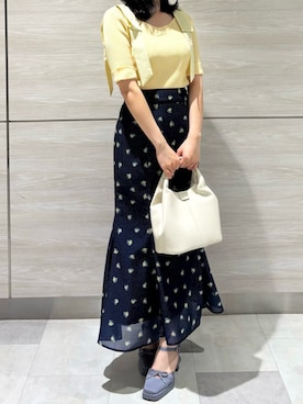 「ランチ」｜ペリエ千葉店さん（レディース・156cm）の春コーディネート