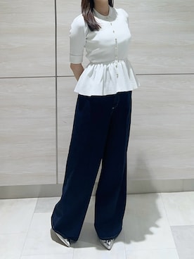 「31 Sons de mode（トランテアン　ソン　ドゥ　モード）のアイテム」を使った、ペリエ千葉店さん（レディース・159cm）の春コーディネート