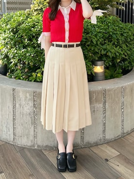 「プレッピー」｜ペリエ千葉店さん（レディース・159cm）の春コーディネート