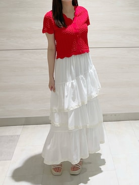 「31 Sons de mode（トランテアン　ソン　ドゥ　モード）のアイテム」を使った、ペリエ千葉店さん（レディース・159cm）の春コーディネート