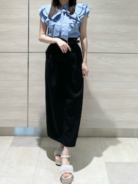 「31 Sons de mode（トランテアン　ソン　ドゥ　モード）のアイテム」を使った、ペリエ千葉店さん（レディース・159cm）の春コーディネート