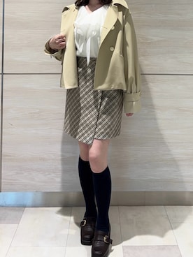 「31 Sons de mode（トランテアン　ソン　ドゥ　モード）のアイテム」を使った、ペリエ千葉店さん（レディース・156cm）の春コーディネート