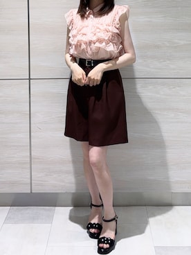 ペリエ千葉店さん（レディース・156cm）の春コーディネート