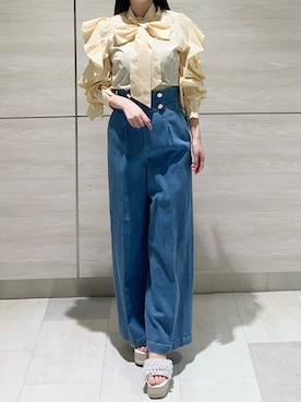 「31 Sons de mode（トランテアン　ソン　ドゥ　モード）のアイテム」を使った、ペリエ千葉店さん（レディース・159cm）の春コーディネート