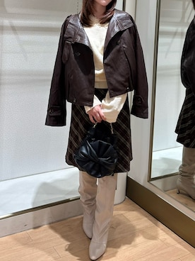ペリエ千葉店さん(レディース・156cm)の秋コーディネート